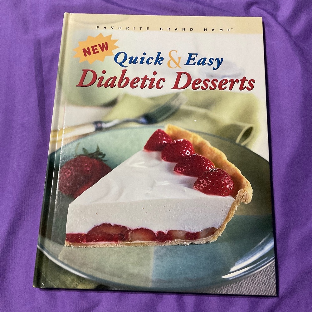 Book - Quick and Easy Diabetic Desserts. B110